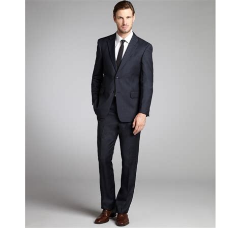 tommy hilfiger worsted wool suit.